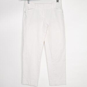 WHBM Off White Stretch Jeans